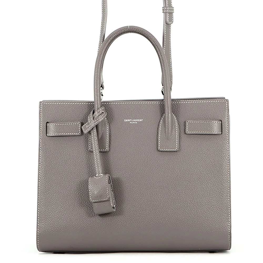 Saint Laurent Paris Baby Sac de Jour Grain Leather 2way Shoulder Bag